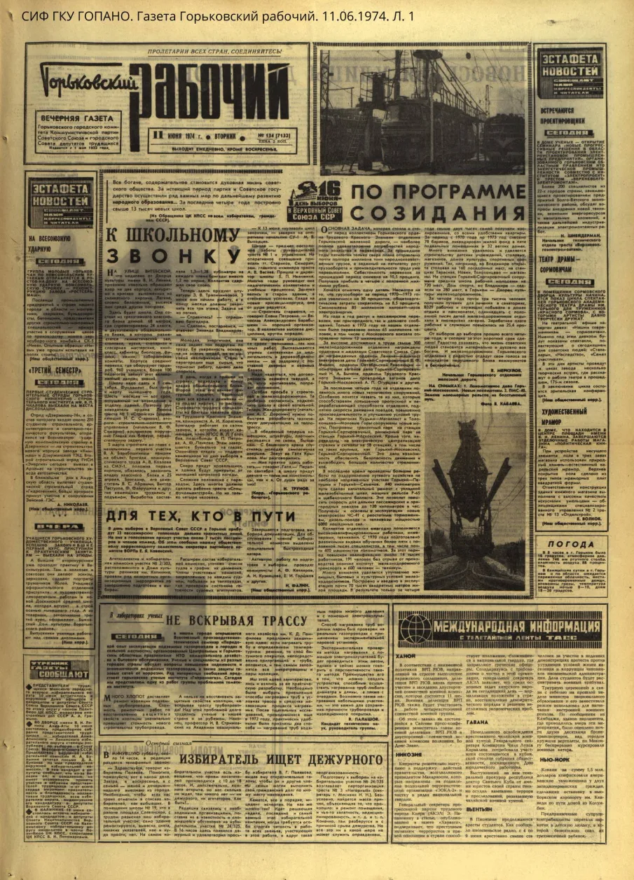 Наш город 50 лет назад